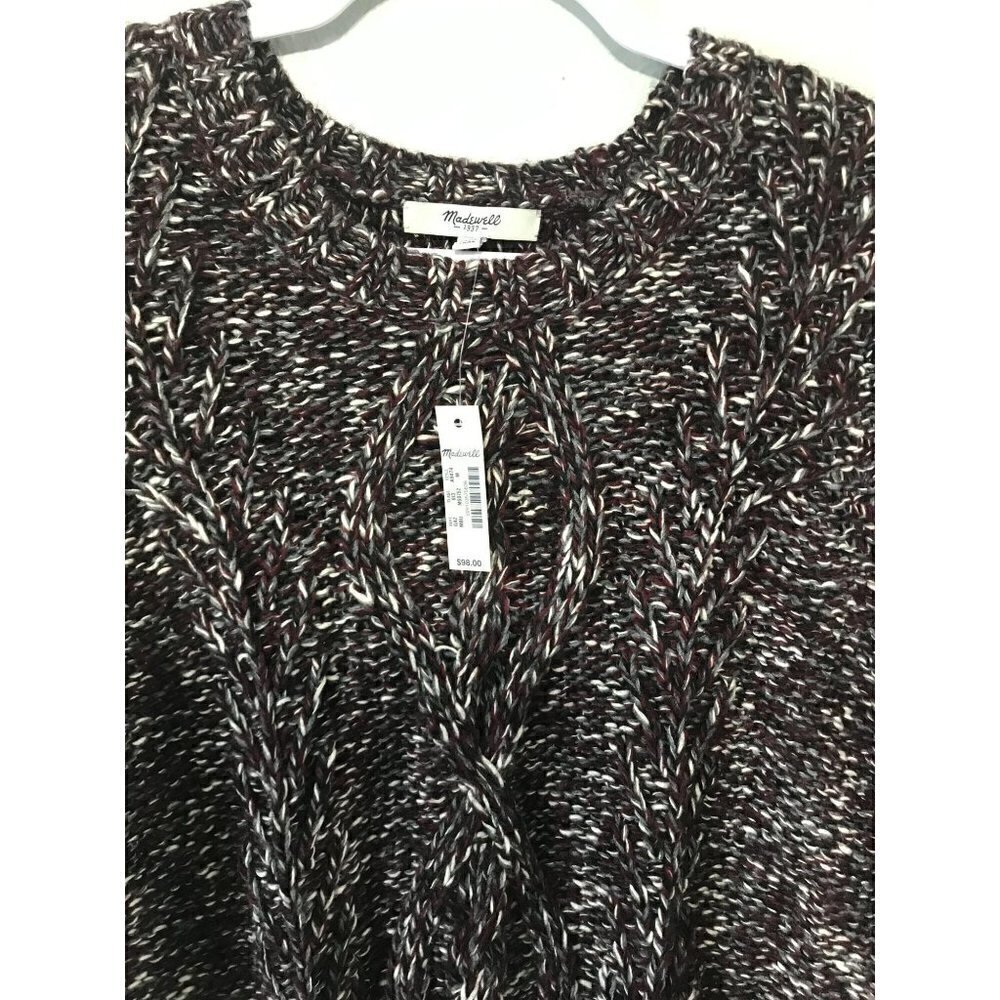 MADEWELL Marled Pullover Sweater (Style A9474) M - Picture 9 of 12